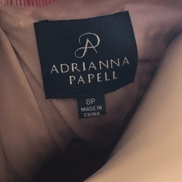 ✨Adrianna Papell NEW Sheath Lace Red Dress Size 8P - Picture 5 of 5